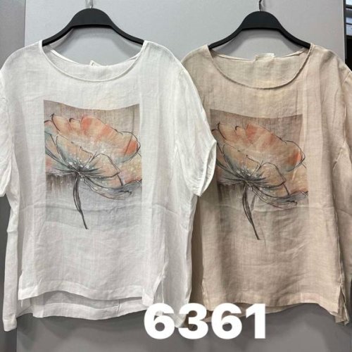 Футболка DIVO (one size) 6361 beige (лето) DIVO 6361 beige