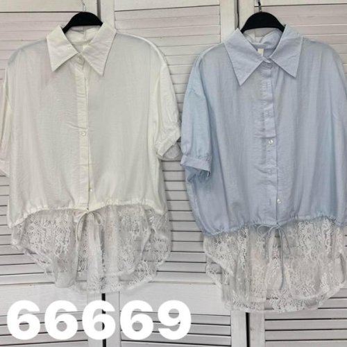 Рубашка DIVO (one size) 66669 l.blue (лето) DIVO 66669 l.blue