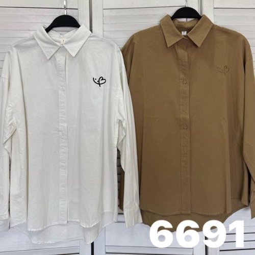 Рубашка DIVO (one size) 6691 brown (деми) DIVO 6691 brown