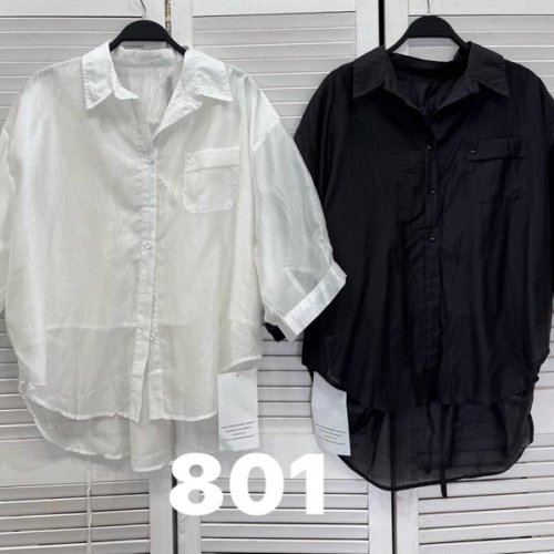 Рубашка DIVO (one size) 801 black (лето) DIVO 801 black