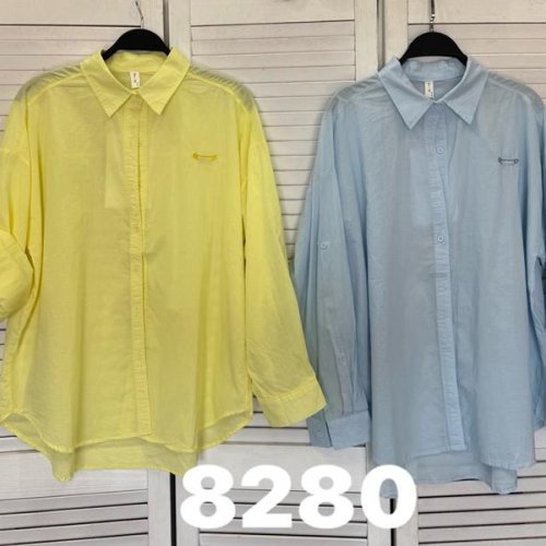 Рубашка DIVO (one size) 8280 l.blue (деми) DIVO 8280 l.blue