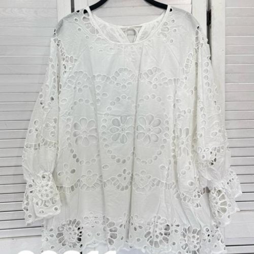 Блузка DIVO (one size) 92811 white (деми) DIVO 92811 white