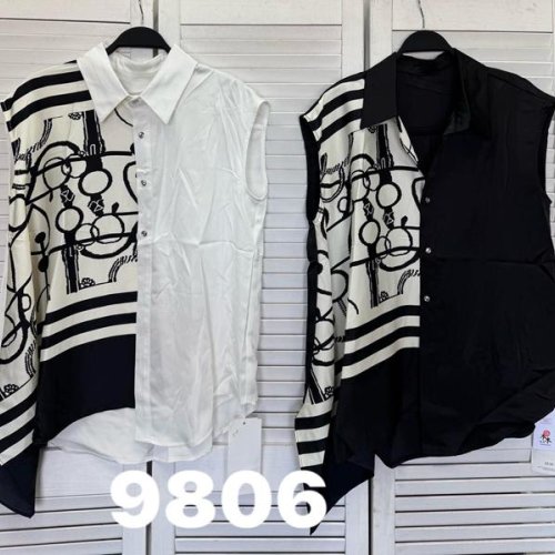 Рубашка DIVO (M-L) 9806 white (лето) DIVO 9806 white