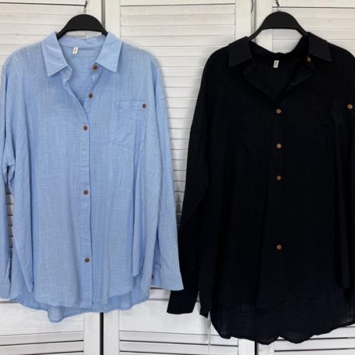 Рубашка DIVO (one size) DV943 l.blue (деми) DIVO DV943 l.blue