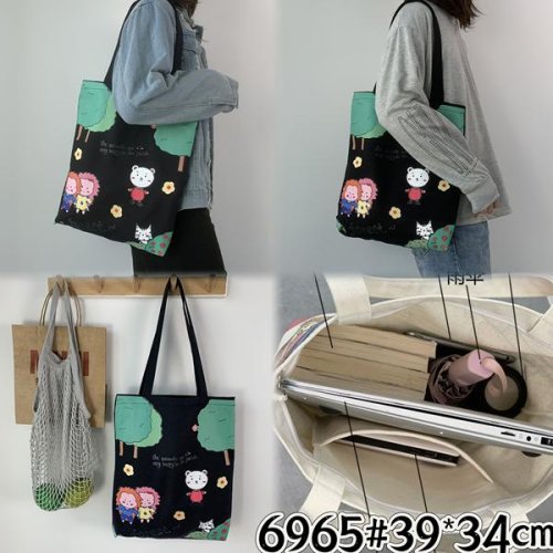 Сумка Fashion Bag (39*34) 6965 black (лето) Fashion Bag 6965 black