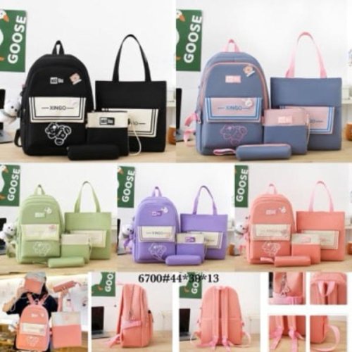 Комплект Fashion Bag (44*31*13) 6700 black (лето) Fashion Bag 6700 black