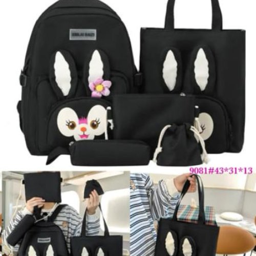 Комплект Fashion Bag (43*31*13) 9081 black (лето) Fashion Bag 9081 black