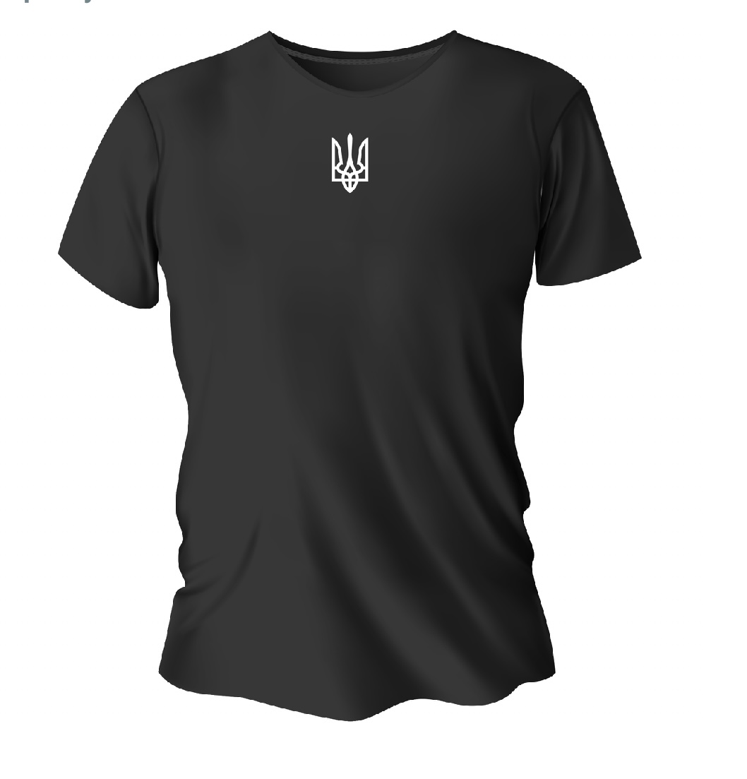 Футболка ALIA (48-56) A070 black (лето)