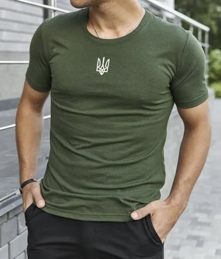 Футболка ALIA (48-56) 1798 khaki (лето)