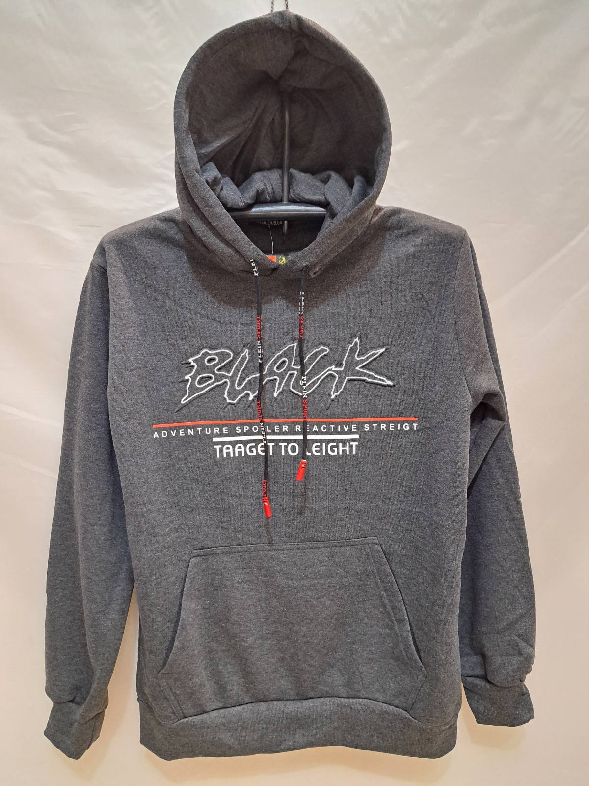 Худи Giang (M-3XL) 2317 grey (зима)