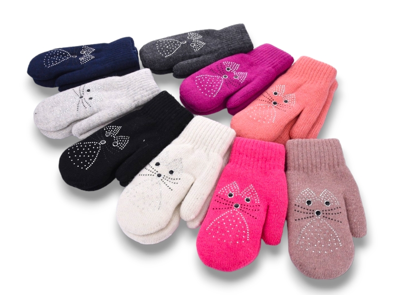 Варежки KH clothes (10-12) 543 mix (зима)