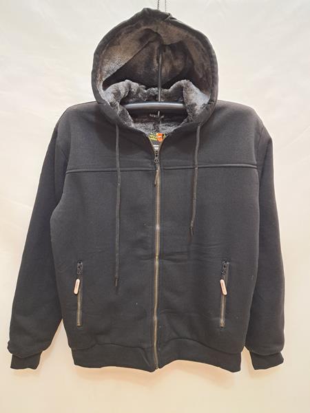 Кофта спорт Giang (M-3XL) 2359A black (зима)