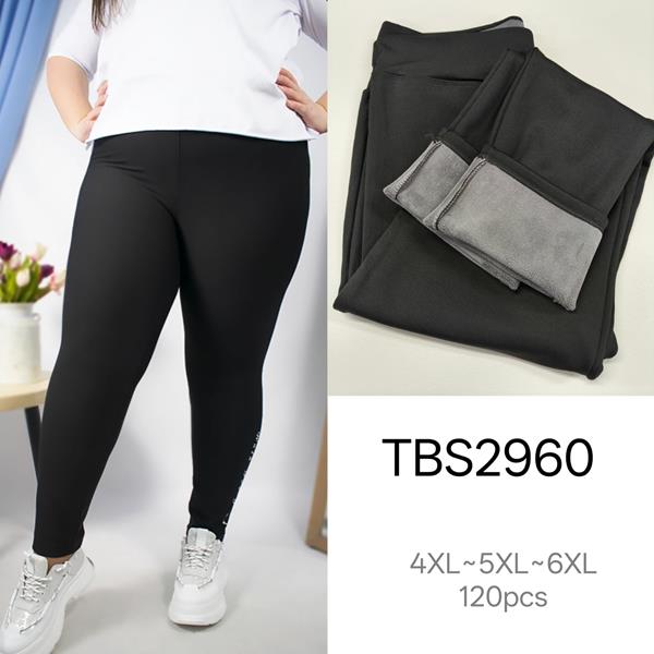 Лосины Giang (4XL-6XL) G135-2960 black (зима)