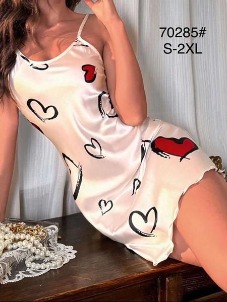 Ночнушка Brilliant (S-2XL) B70287 white (лето)