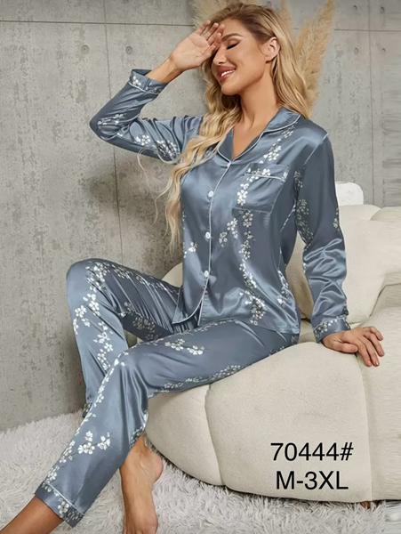 Пижама Brilliant (M-3XL) B70444 grey (деми)