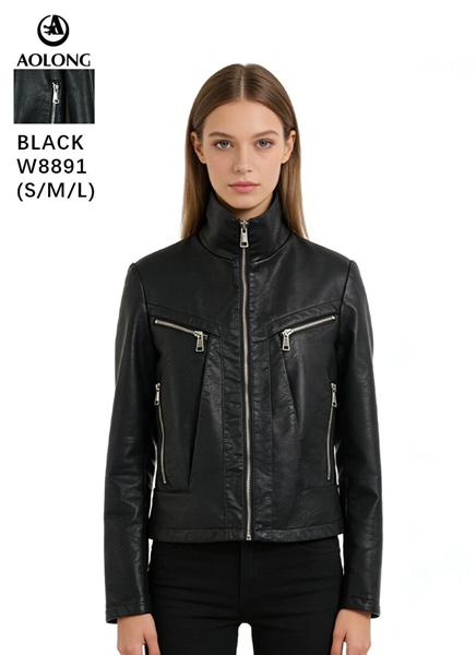 Куртка Immei (S-L) W8891 black (деми)