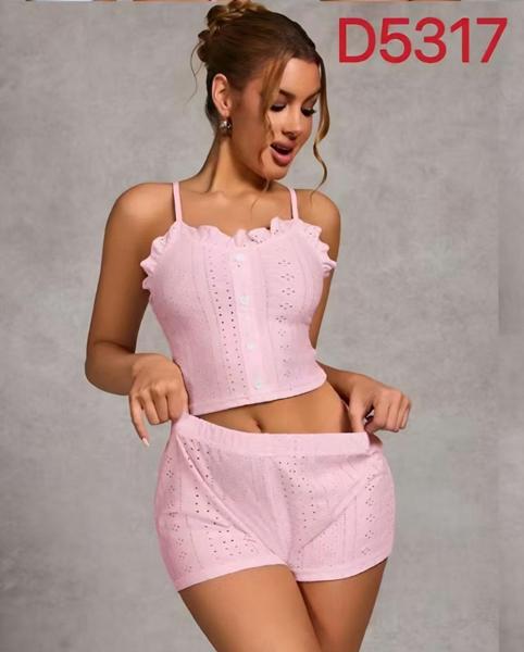 Пижама Trikotag (S-XL) D5317 pink (лето)