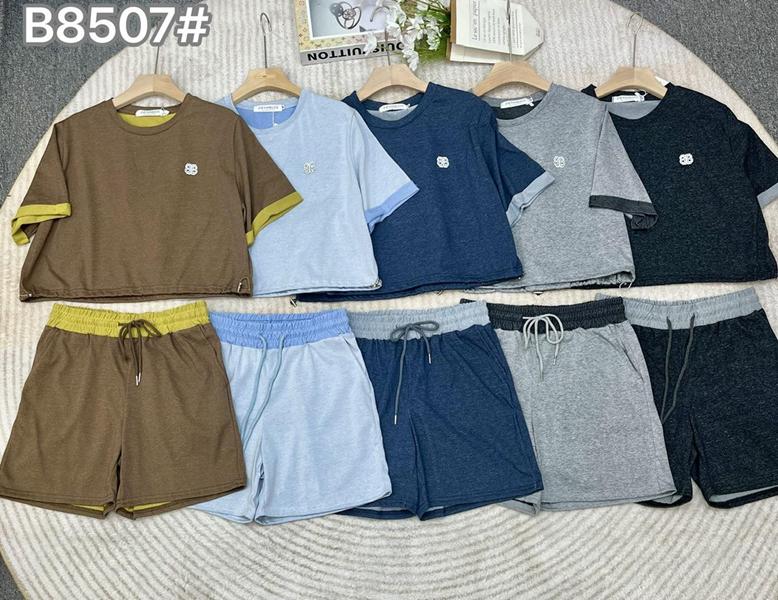 Костюм Шаолинь (M-XL) 8507 l.blue (лето)