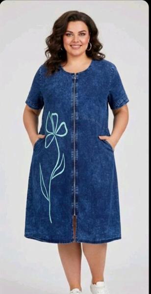 Платье Julia (60-68) JL1239 blue (лето)