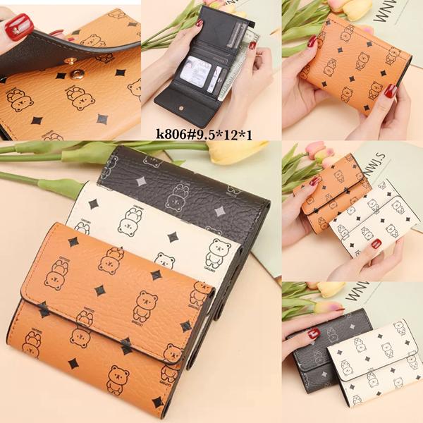 Кошелек Fashion Bag (12*10*1) K806 black (деми)