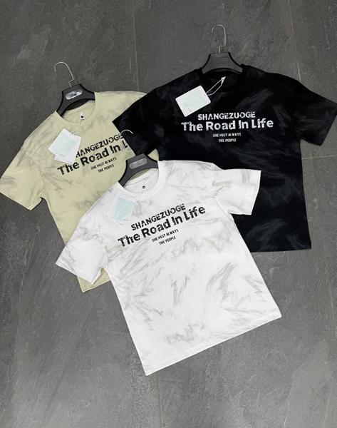 Футболка F.T.H (M-3XL) F1535 beige (лето)