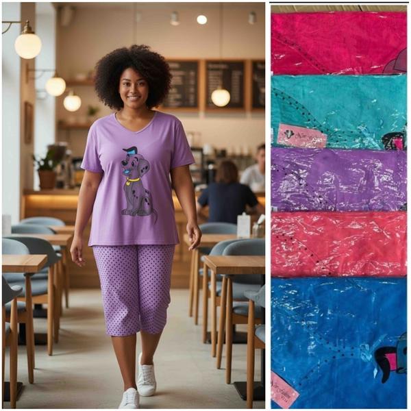 Пижама HomeWear (48-58) V114 mix (лето)
