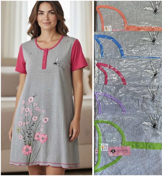 Ночнушка HomeWear (5XL-7XL) A248 mix (лето)