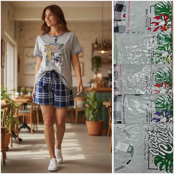 Пижама HomeWear (48-58) A01 mix (лето)