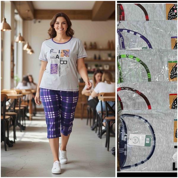 Пижама HomeWear (48-58) A05 mix (лето)