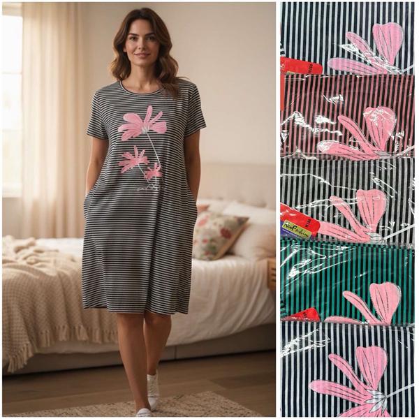Платье HomeWear (6XL-8XL) M180 mix (лето)