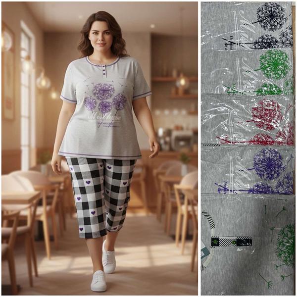 Пижама HomeWear (58-66) A06 mix (лето)