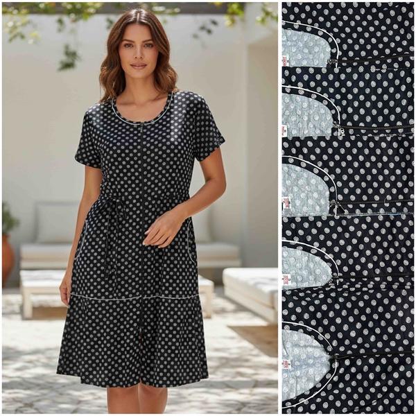 Халат HomeWear (50-58) 0184 black (лето)