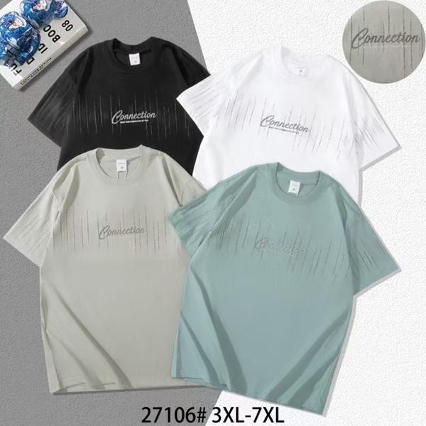 Футболка LiOpt (3XL-7XL) 27106 black (лето)