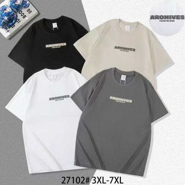 Футболка LiOpt (3XL-7XL) 27102 black (лето)
