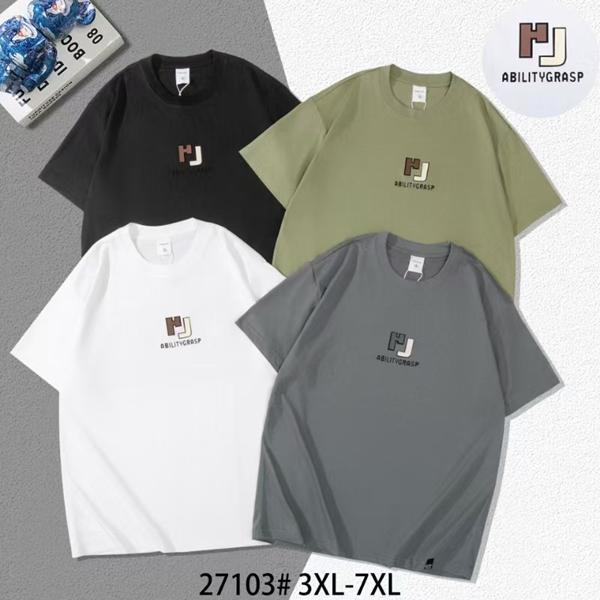 Футболка LiOpt (3XL-7XL) 27103 grey (лето)