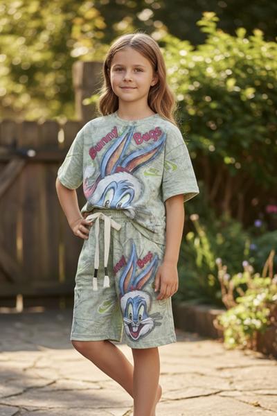 Костюм Delfinka (120-160) 2660 green (лето)