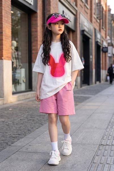 Костюм Delfinka (110-150) C033 pink (лето)