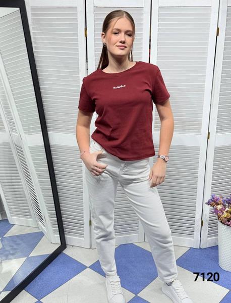 Футболка MMC clothes (42-48) 7120 wine (лето)