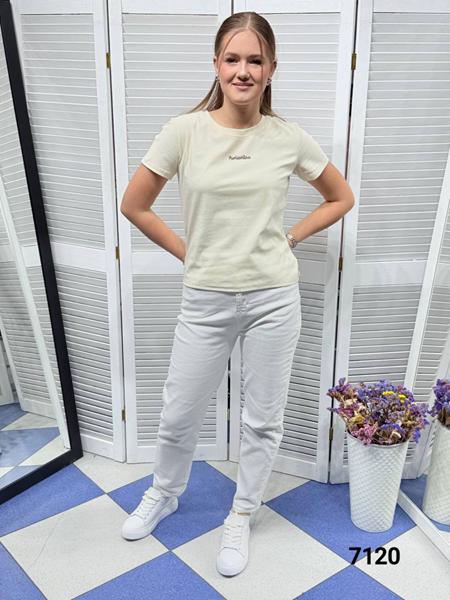 Футболка MMC clothes (42-48) 7120 l.yellow (лето)