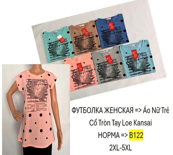 Футболка Hoan (2XL-5XL) B122 mix (лето)