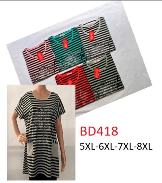Футболка Hoan (5XL-8XL) BD418 mix (лето)