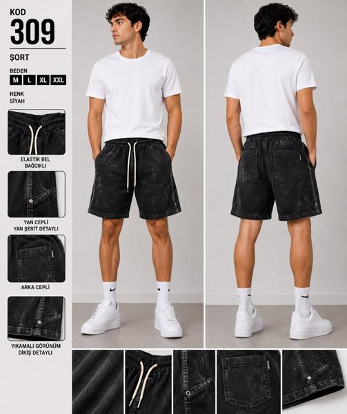 Шорты MMC clothes (48-54) 309 black (лето)