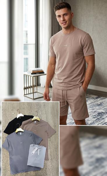 Футболка Moranny (S-2XL) MR1454 d.grey (лето)