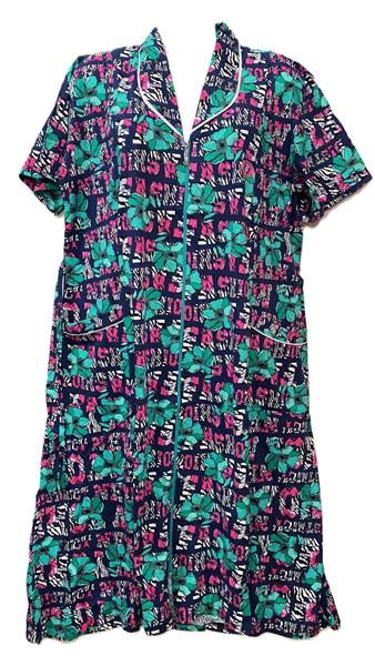 Халат Cotpark (6XL-8XL) 514-8692 green (лето)