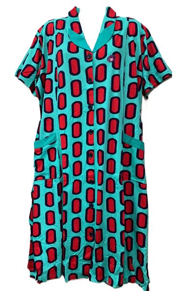 Халат Cotpark (6XL-8XL) 505-3989 l.green (лето)