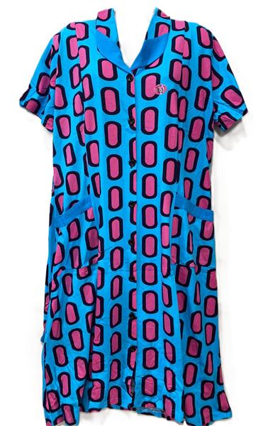Халат Cotpark (6XL-8XL) 505-3989 l.blue (лето)