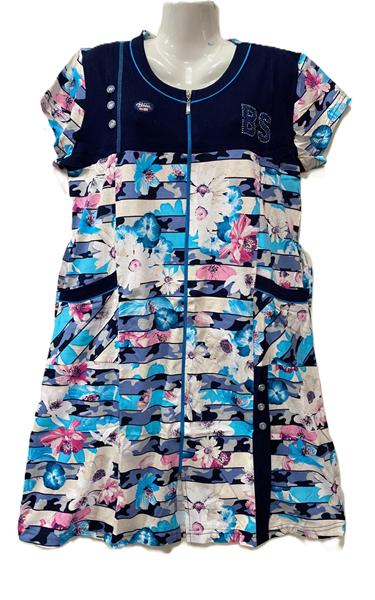 Халат Cotpark (2XL-6XL) 590-0493 blue (лето)