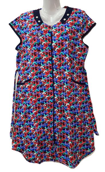 Халат Cotpark (3XL-8XL) 568-0627 red-purple (лето)