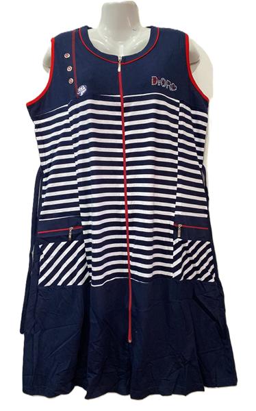 Халат Cotpark (2XL-7XL) 737-1287 navy (лето)