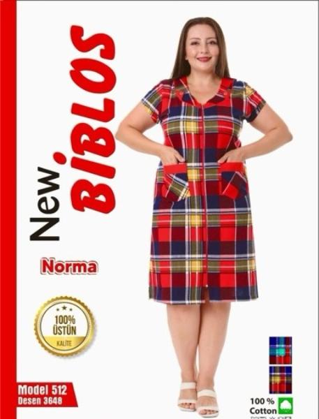 Халат Cotpark (3XL-6XL) 512-3648 red (лето)
